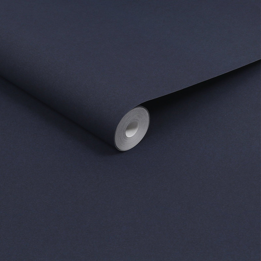  - Joules Plain Navy Wallpaper - 120884 - Decor Warehouse
