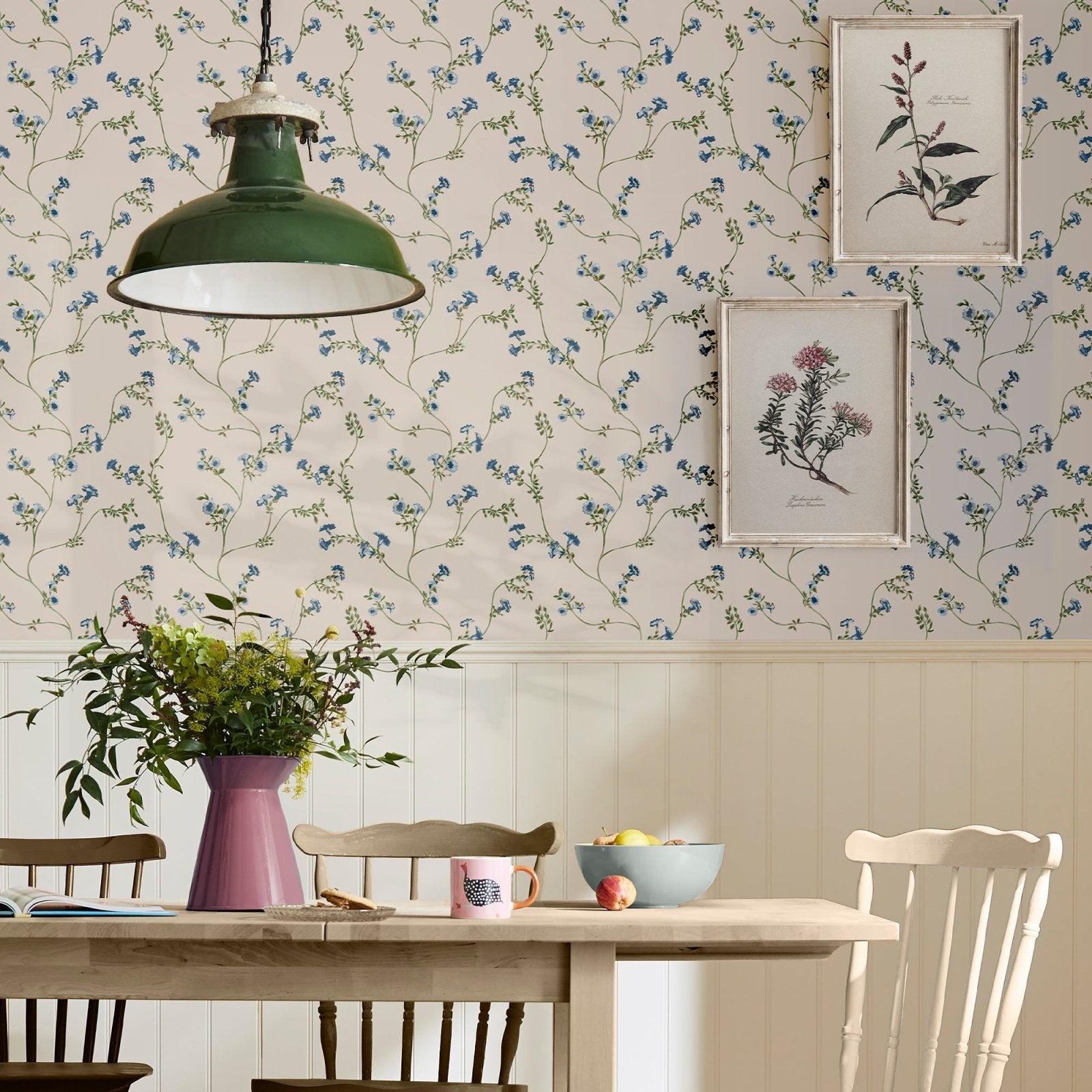 - Joules Robey Cottage Floral Creme wallpaper - 120875 - Decor Warehouse