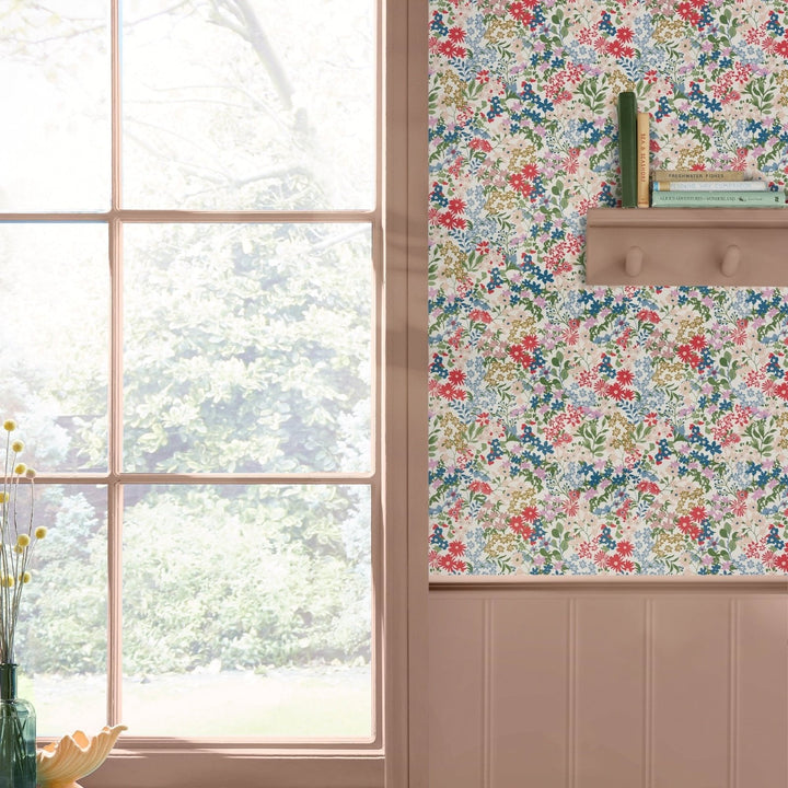 120878-Graham & Brown-Joules - Sanders Ditsy Creme wallpaper-Decor Warehouse