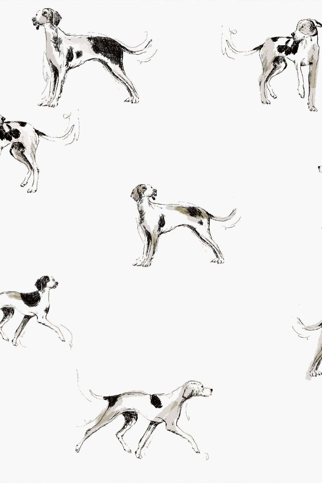  - Joules Sketchy dogs Creme Wallpaper - 118559 - Decor Warehouse