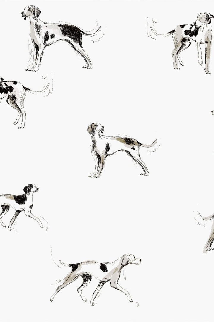  - Joules Sketchy dogs Creme Wallpaper - 118559 - Decor Warehouse