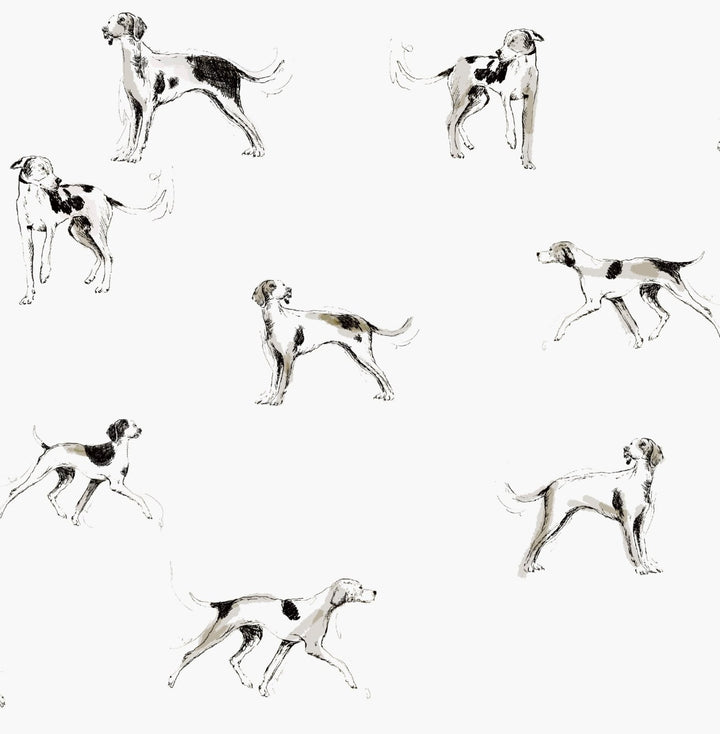  - Joules Sketchy dogs Creme Wallpaper - 118559 - Decor Warehouse