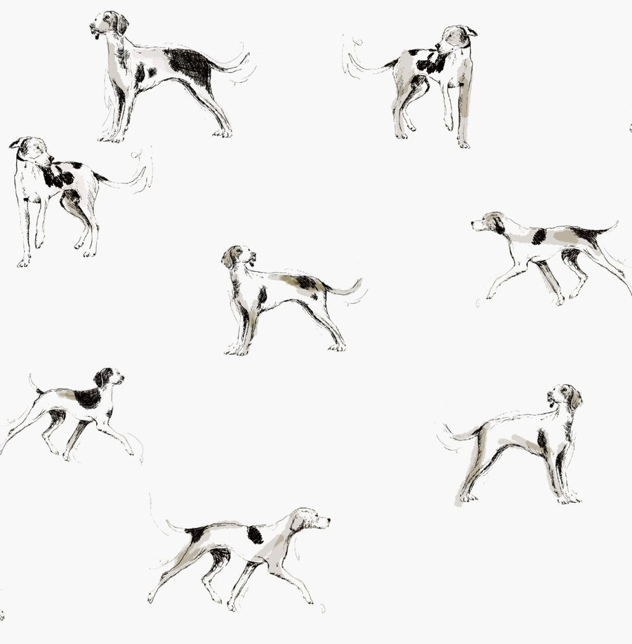 118559-Graham & Brown-Joules - Sketchy dogs Crème Wallpaper-Decor Warehouse
