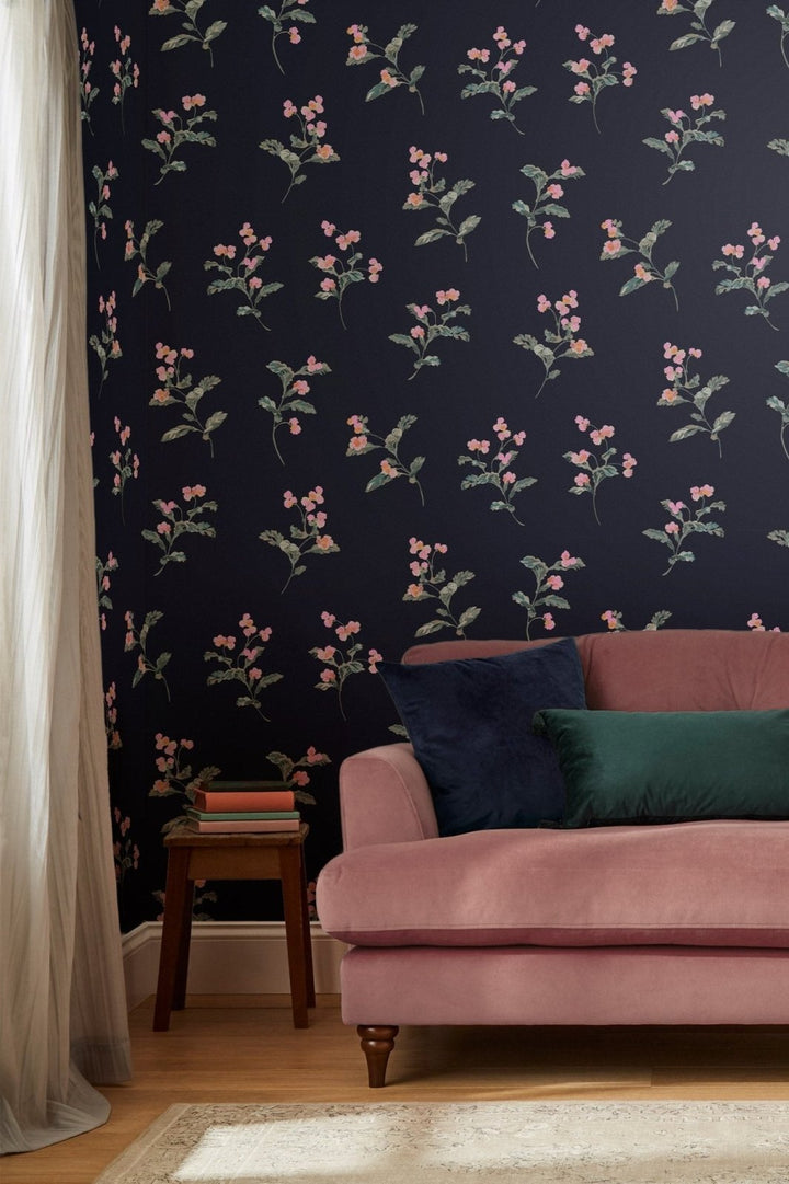 118564-Graham & Brown-Joules - Swanton Floral Midnight Navy wallpaper-Decor Warehouse
