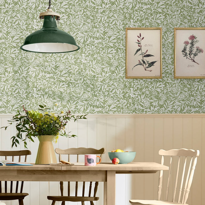 120888-Graham & Brown-Joules Twilight Ditsy Green Wallpaper-Decor Warehouse