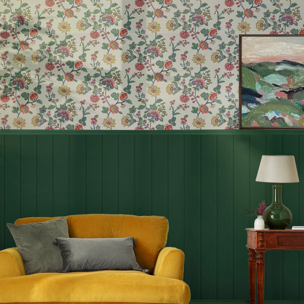 120877-Graham & Brown-Joules - Vine Cottage Floral Creme wallpaper-Decor Warehouse