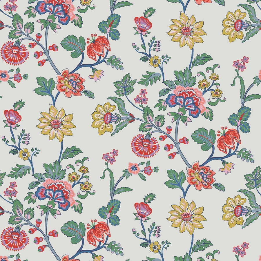 120877-Graham & Brown-Joules - Vine Cottage Floral Creme wallpaper-Decor Warehouse
