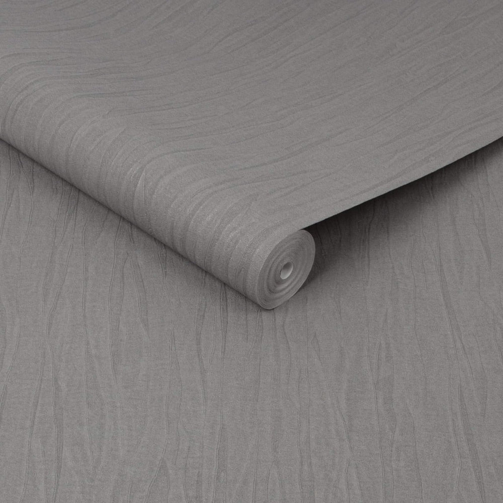 111304-Graham & Brown-Marquise Plain Smokey Quartz Grey Textured Wallpaper-Decor Warehouse