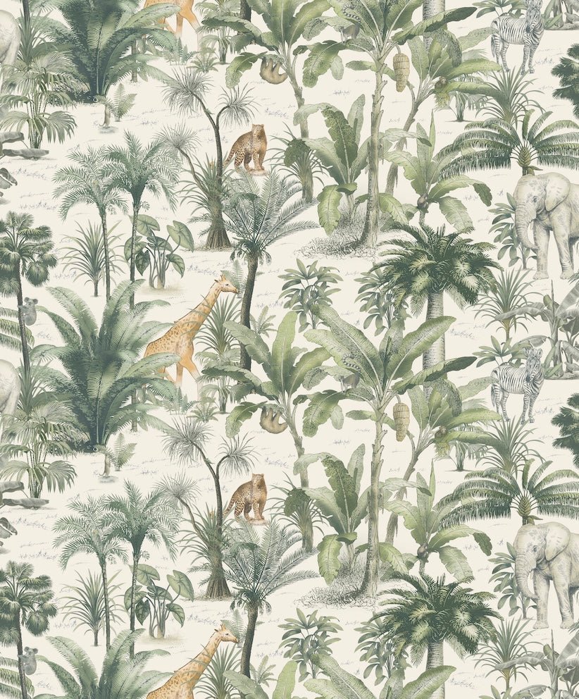 176501-Muriva-Muriva Jungle Safari Animal Wallpaper-Decor Warehouse