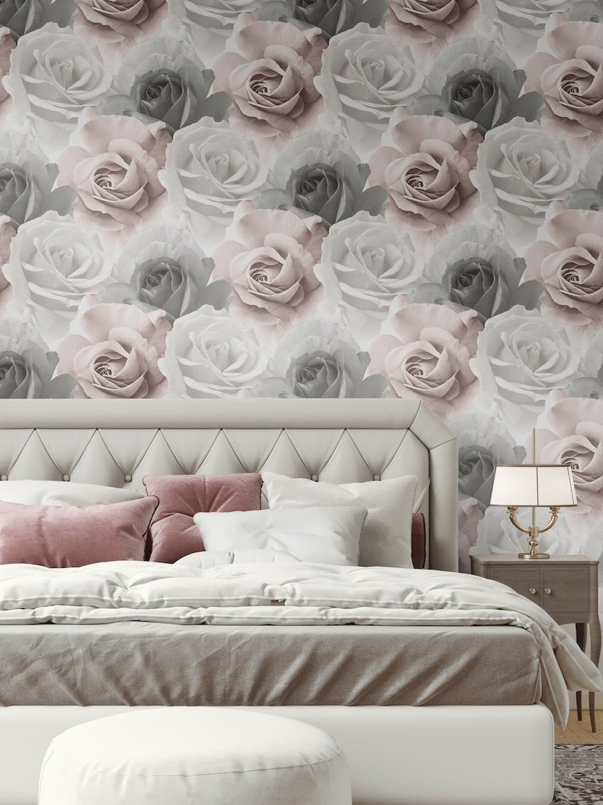  - Muriva Rhoda Rose Pink Wallpaper - 203501 - Decor Warehouse