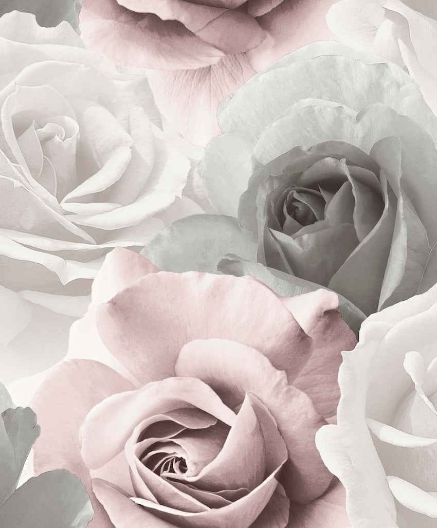  - Muriva Rhoda Rose Pink Wallpaper - 203501 - Decor Warehouse