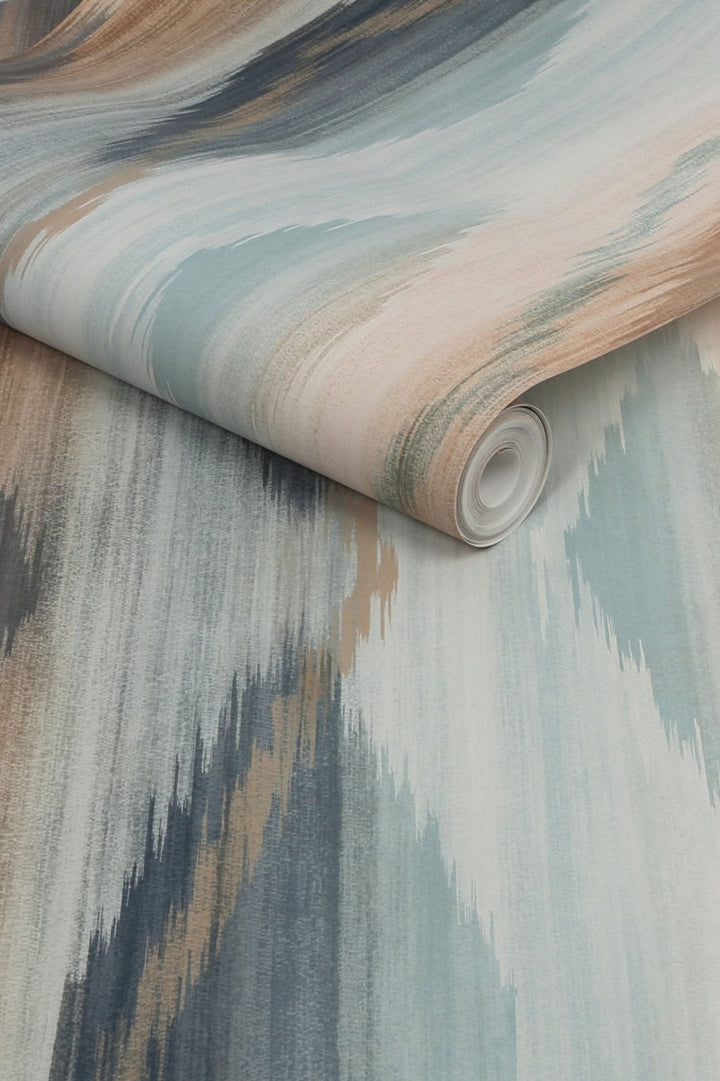 118316-Graham & Brown-Next - Abstract Ikat Orange Wallpaper-Decor Warehouse