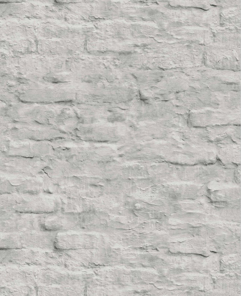 118305-Graham & Brown-Next - Contemporary Brick White Wallpaper-Decor Warehouse