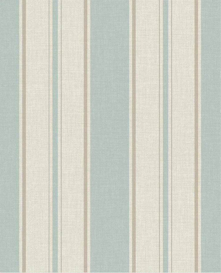  - Next Country Stripe Duck Egg Wallpaper - 118291 - Decor Warehouse