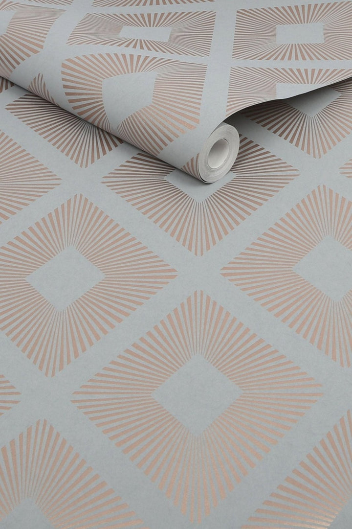 118271-Graham & Brown-Next - Deco Triangle Grey Wallpaper-Decor Warehouse