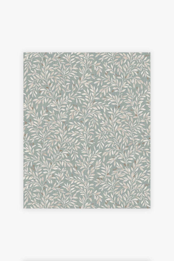 118262-Graham & Brown-Next - Ditsy Leaf Duck Egg Wallpaper-Decor Warehouse