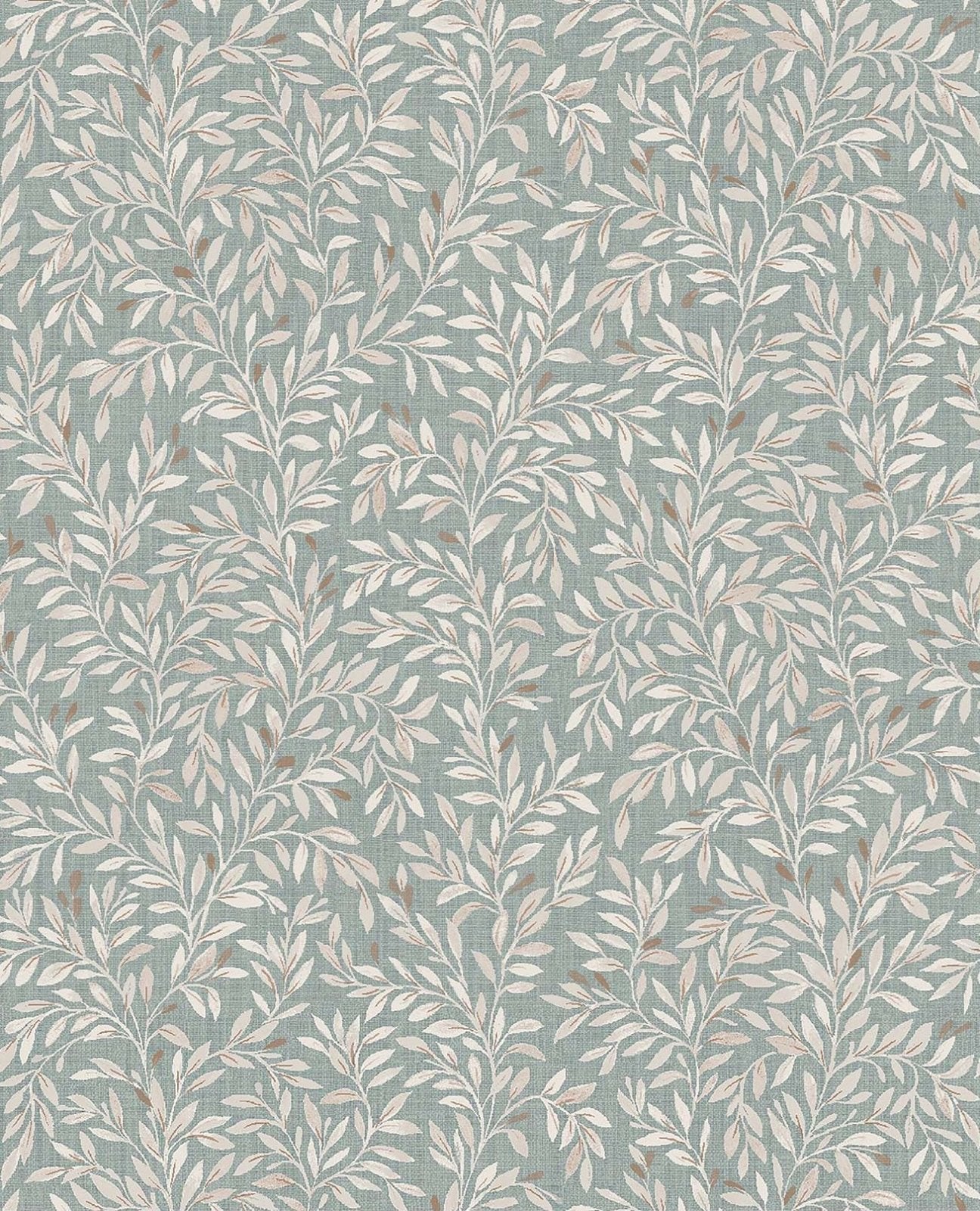 118262-Graham & Brown-Next - Ditsy Leaf Duck Egg Wallpaper-Decor Warehouse