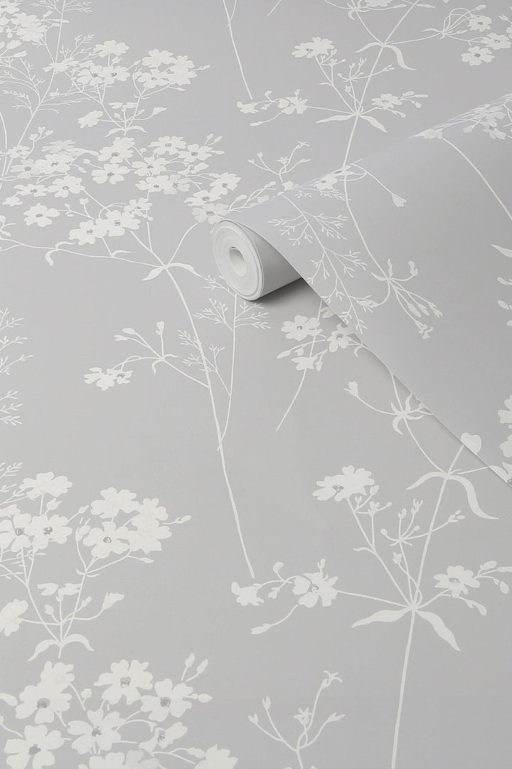 118269-Graham & Brown-Next - Leaf Grey Wallpaper-Decor Warehouse