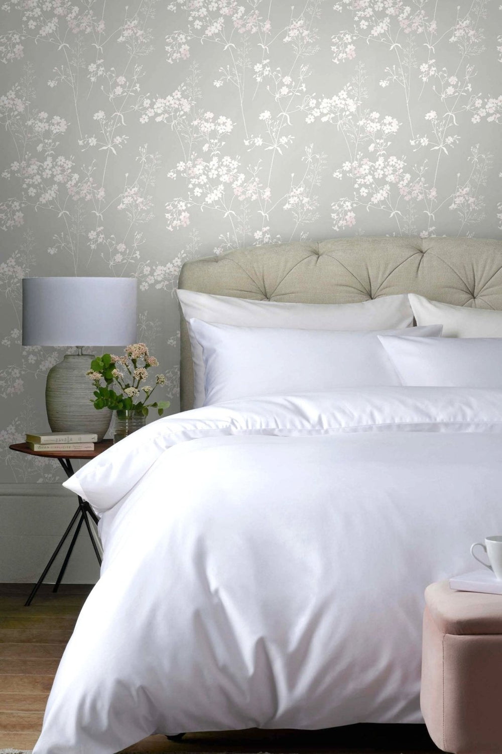 118270-Graham & Brown-Next - Leaf Pink Wallpaper-Decor Warehouse
