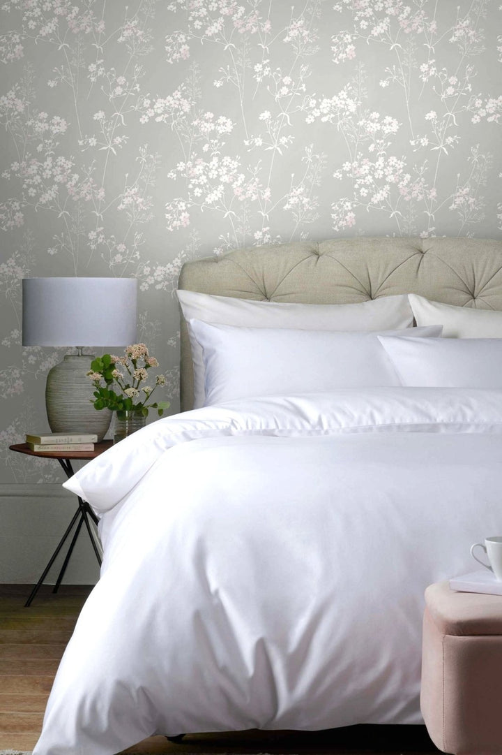 118270-Graham & Brown-Next - Leaf Pink Wallpaper-Decor Warehouse