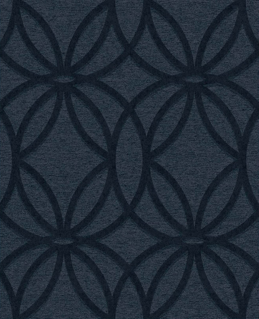 118290-Graham & Brown-Next - Luxe Eclipse Navy Wallpaper-Decor Warehouse