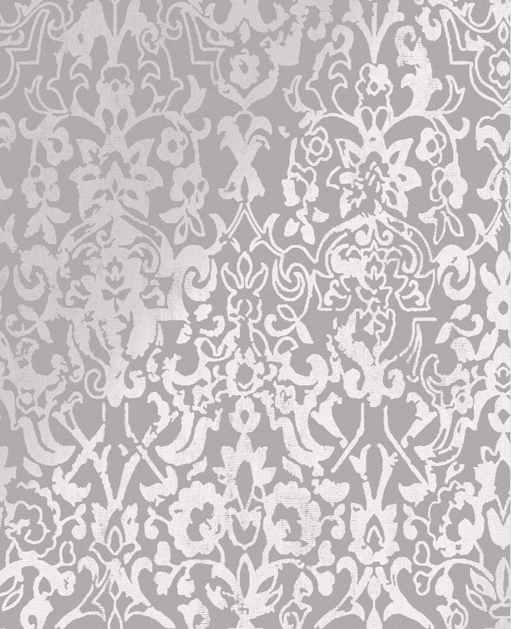 118293-Graham & Brown-Next - Majestic Damask Grey Wallpaper-Decor Warehouse