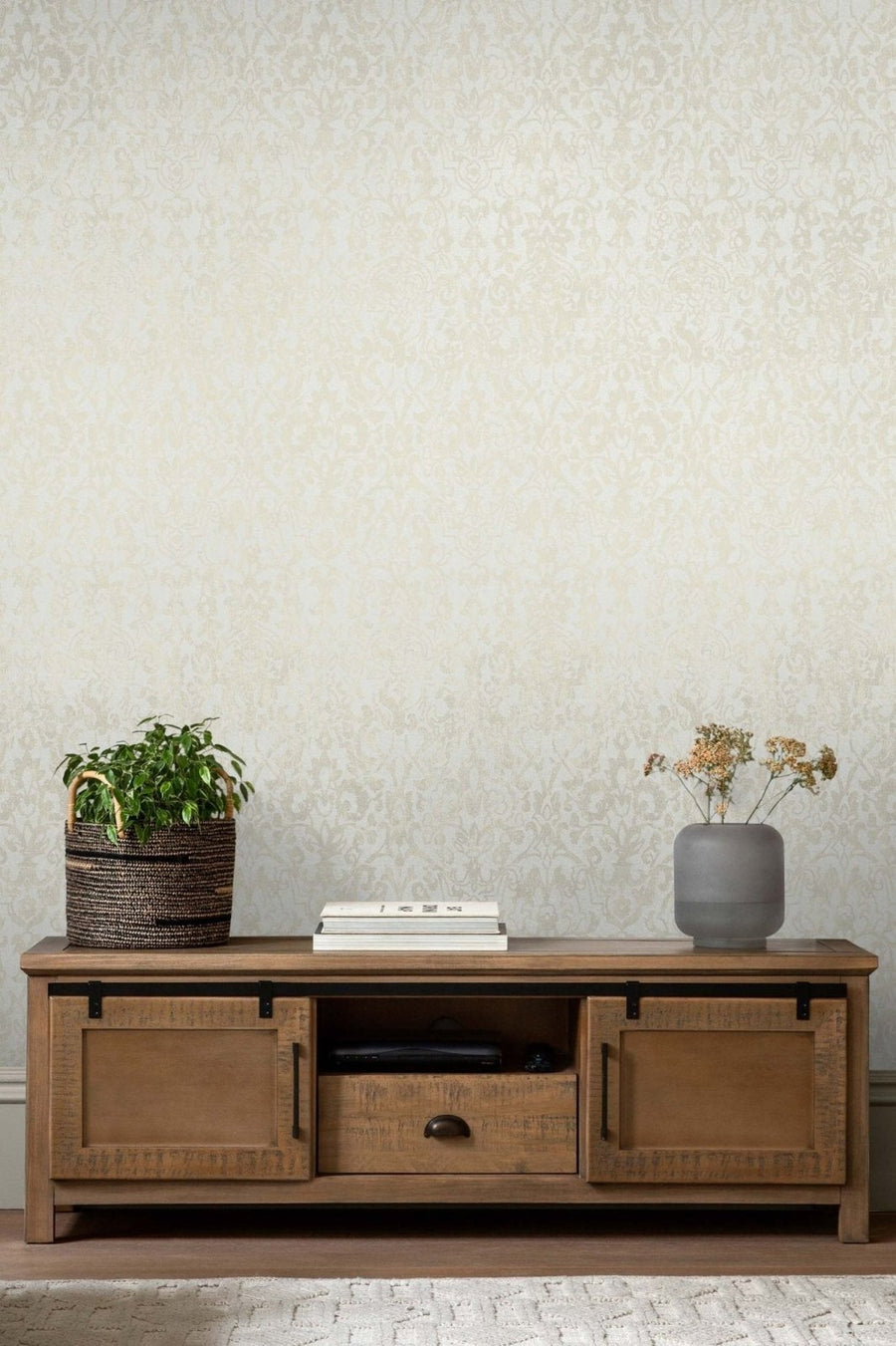 118295-Graham & Brown-Next - Majestic Damask Neutral Wallpaper-Decor Warehouse