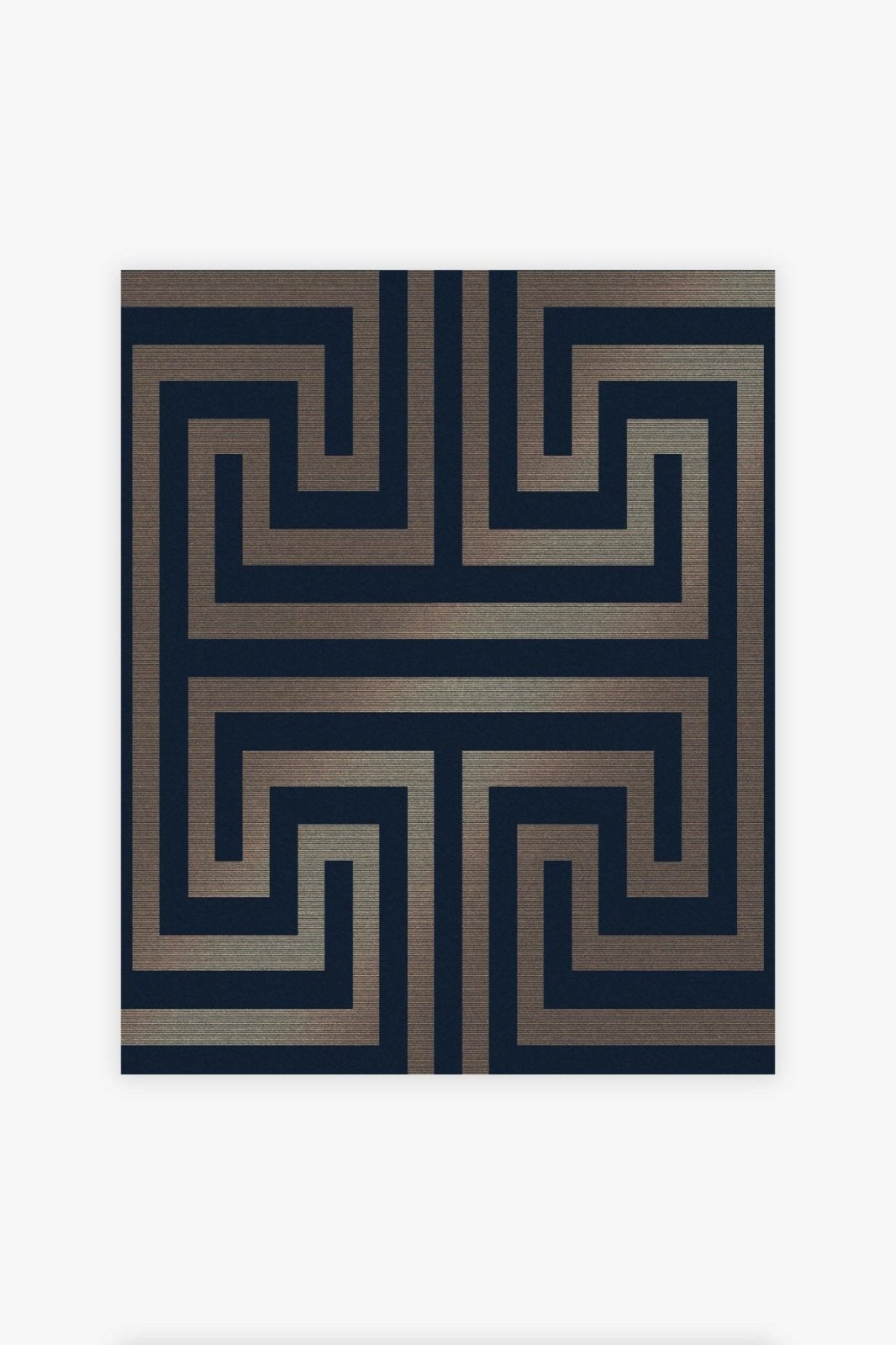 118286-Graham & Brown-Next - Metallic Greek Key Navy Wallpaper-Decor Warehouse