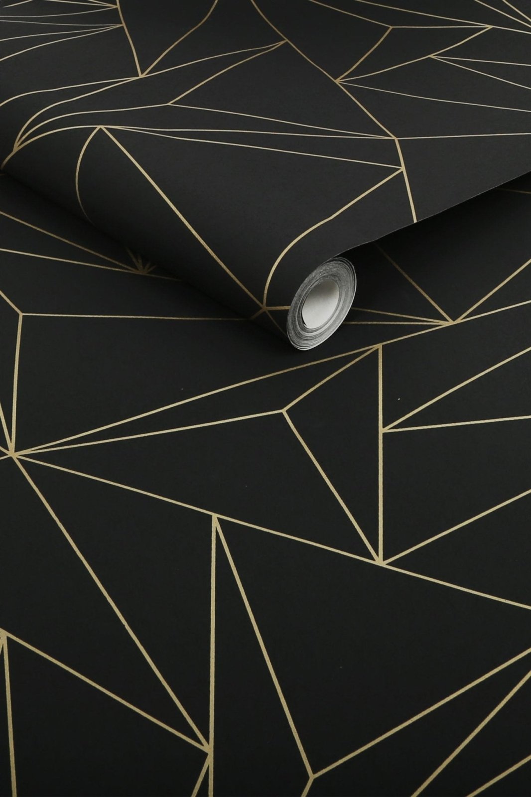 118277-Graham & Brown-Next - Scatter Geo Black Wallpaper-Decor Warehouse