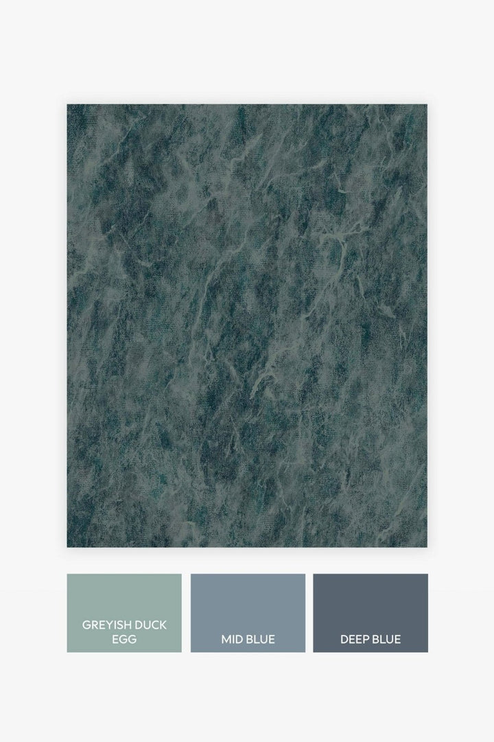 118327-Graham & Brown-Next - Washed Marble Blue Wallpaper-Decor Warehouse