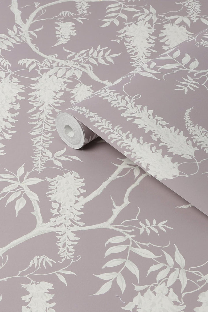 118253-Graham & Brown-Next - Wisteria Trails Mauve Wallpaper-Decor Warehouse