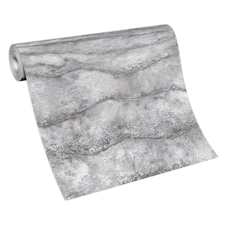 9057-Debona-Quartz Industrial Marble Dark Grey Wallpaper-Decor Warehouse