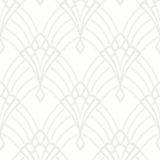 305302-Rasch-Rasch Astoria White & Silver Art Deco Wallpaper-Decor Warehouse