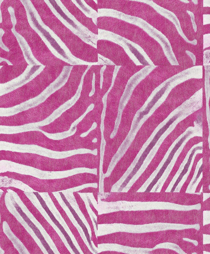 498523-Rasch-Rasch Pink and White Zebra Animal Print Wallpaper-Decor Warehouse