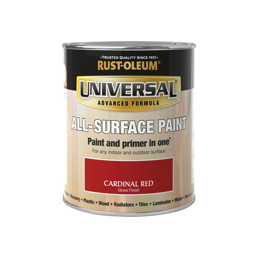 PTUN028-Rust-Oleum-Rust-Oleum Universal All Surface Paint Gloss Finish- Cardinal Red - 750ml-Decor Warehouse