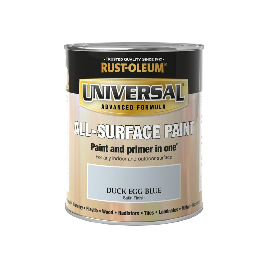 PTUN050-Rust-Oleum-Rust-Oleum Universal All Surface Paint Satin Finish - Duck Egg Blue - 750ml-Decor Warehouse