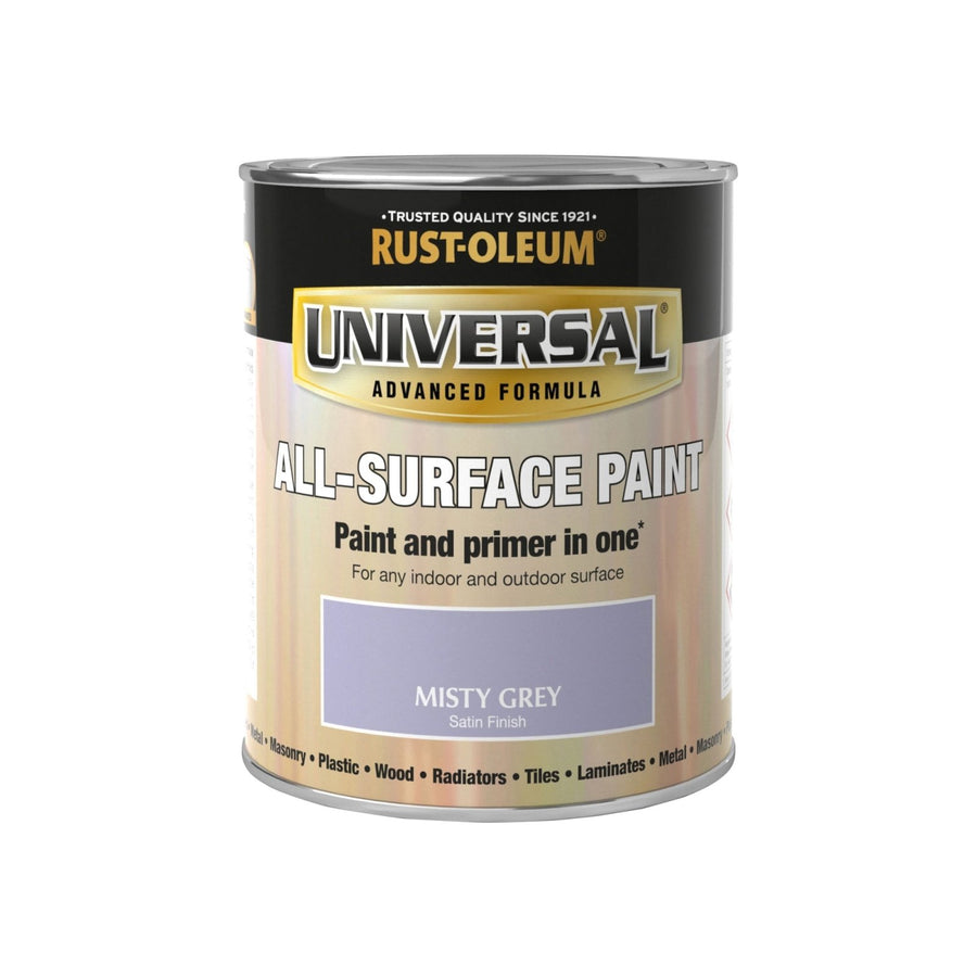 PTUN047-Rust-Oleum-Rust-Oleum Universal All Surface Paint Satin Finish - Misty Grey - 750ml-Decor Warehouse