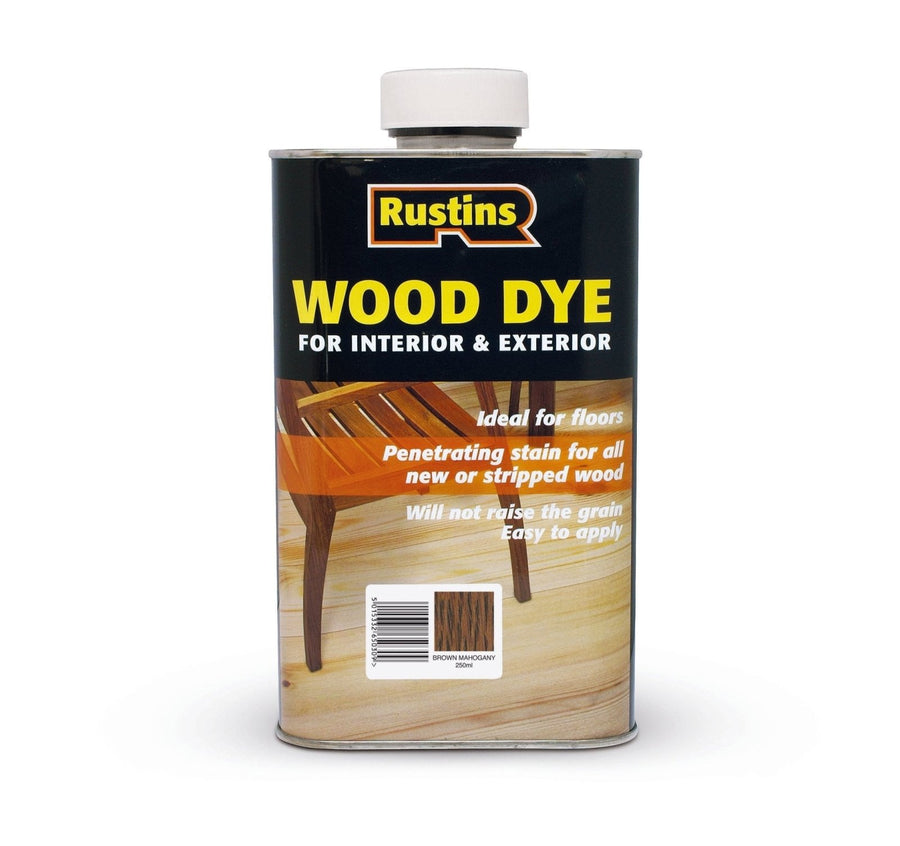 WDBM250-Rustins-Rustins Wood Dye - Brown Mahogany 250ml-Decor Warehouse