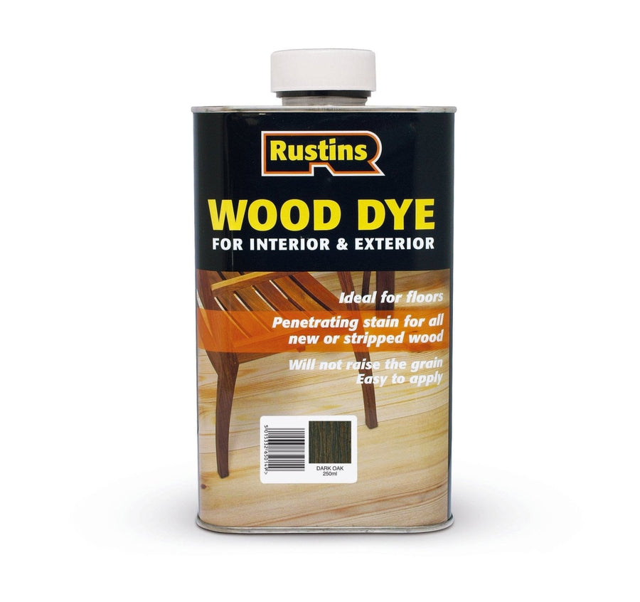 WDDO250-Rustins-Rustins Wood Dye - Dark Oak 250ml-Decor Warehouse
