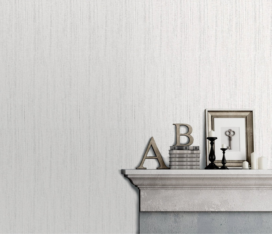 2474-Debona-Sahara - White Plain Wallpaper-Decor Warehouse
