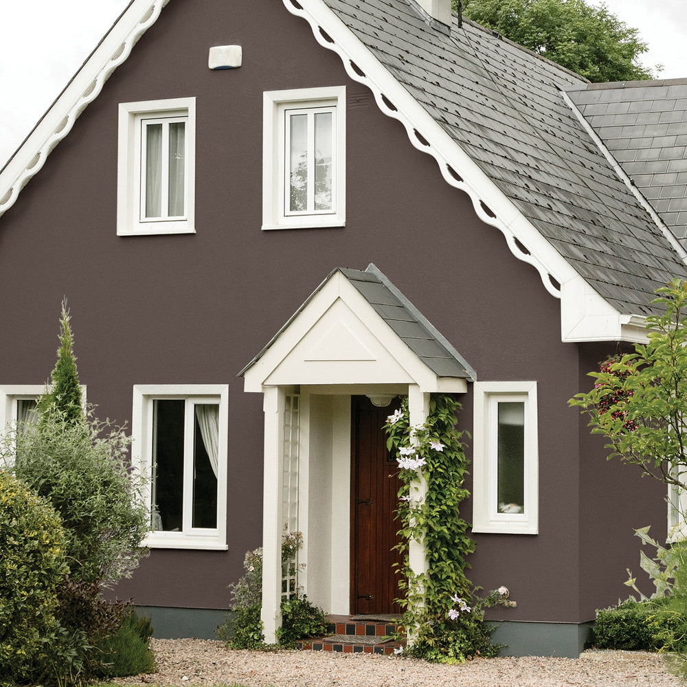 5090685-Sandtex-Sandtex Microseal Smooth Masonry Paint - Bitter Chocolate - 2.5L-Decor Warehouse