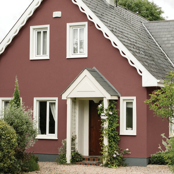 5090636-Sandtex-Sandtex Microseal Smooth Masonry Paint - Brick Red - 2.5L-Decor Warehouse