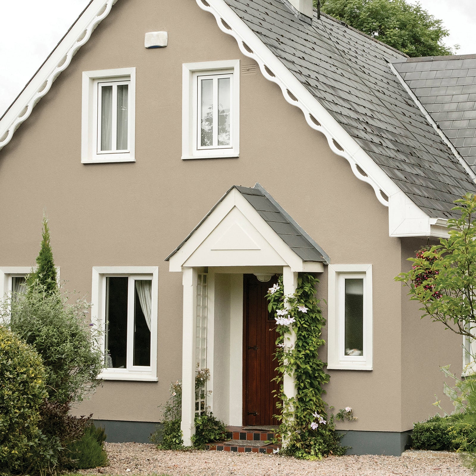 -Sandtex-Sandtex Microseal Smooth Masonry Paint - Mid Stone - 2.5L-Decor Warehouse