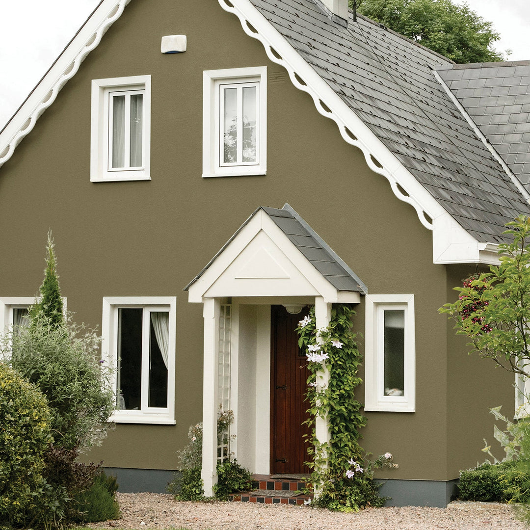 5090132-Sandtex-Sandtex Microseal Smooth Masonry Paint - Olive - 5L-Decor Warehouse