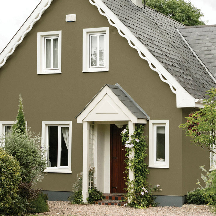 5090132-Sandtex-Sandtex Microseal Smooth Masonry Paint - Olive - 5L-Decor Warehouse