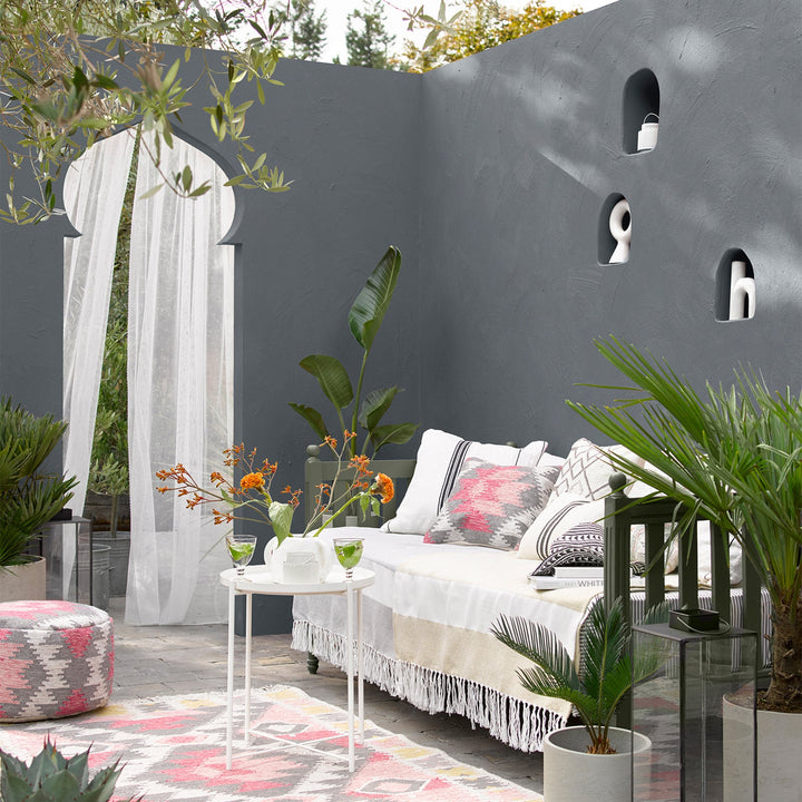 '-Sandtex-Sandtex Microseal Smooth Masonry Paint - Slate Grey - 5L-Decor Warehouse