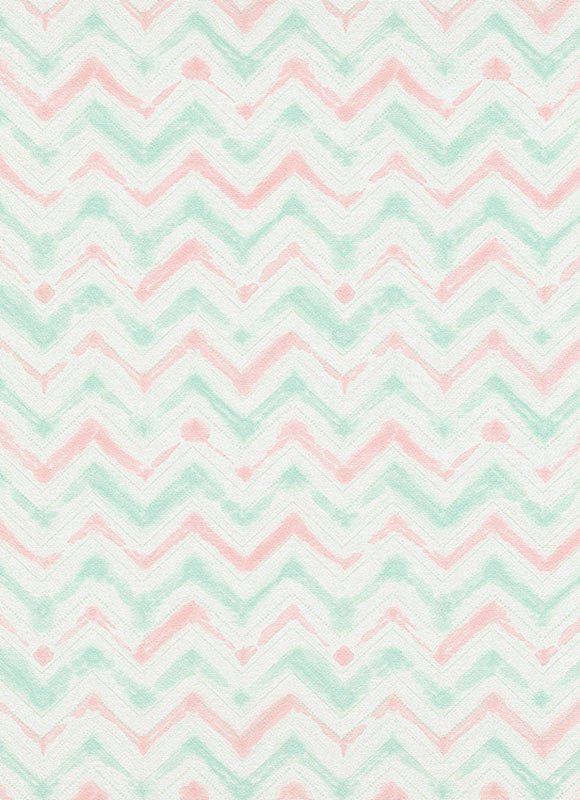 5951-07-Erismann-Select - Pink & Green Zig Zag Wallpaper in-Decor Warehouse