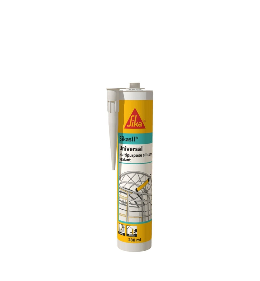'-Sika-Sika - Sikaseil Universal Multipurpose silicone sealant - 280ml-Decor Warehouse
