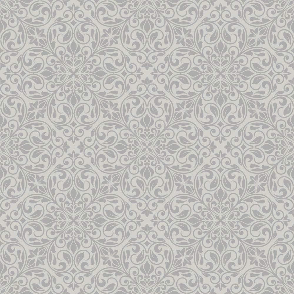 2456-Debona-Sofia - Giltter Silver Damask Wallpaper-Decor Warehouse