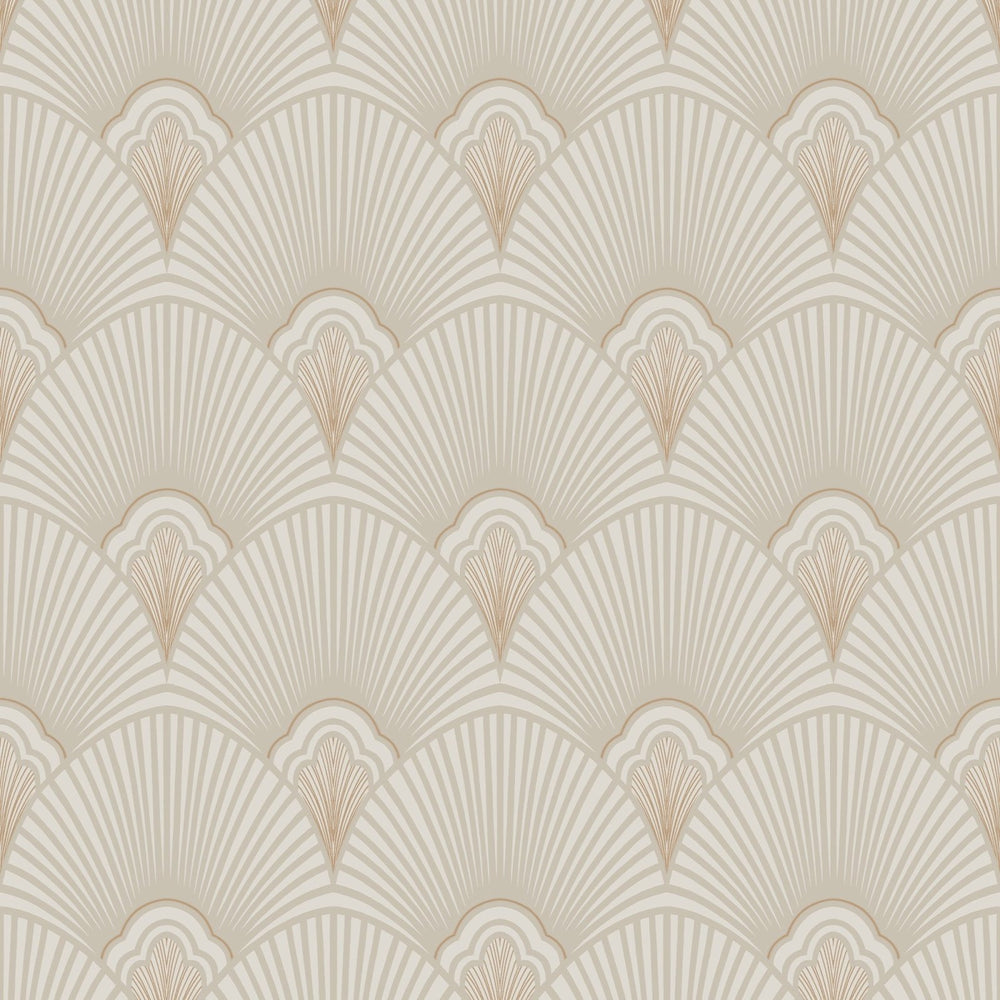 121146-Graham & Brown-Sublime - Art Deco Natural Cream Wallpaper-Decor Warehouse